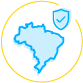 ícone do mapa do Brasil.